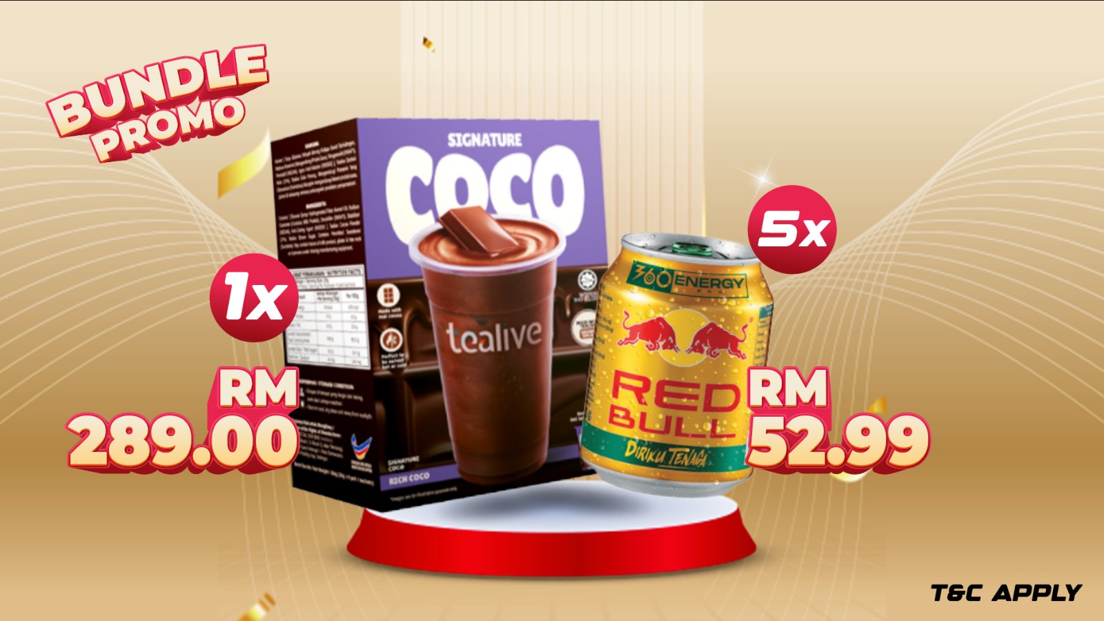 RED BULL X TEALIVE SIGNATURE COCO